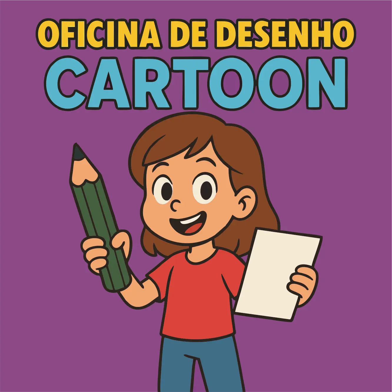 Oficina de Desenhando Cartoon